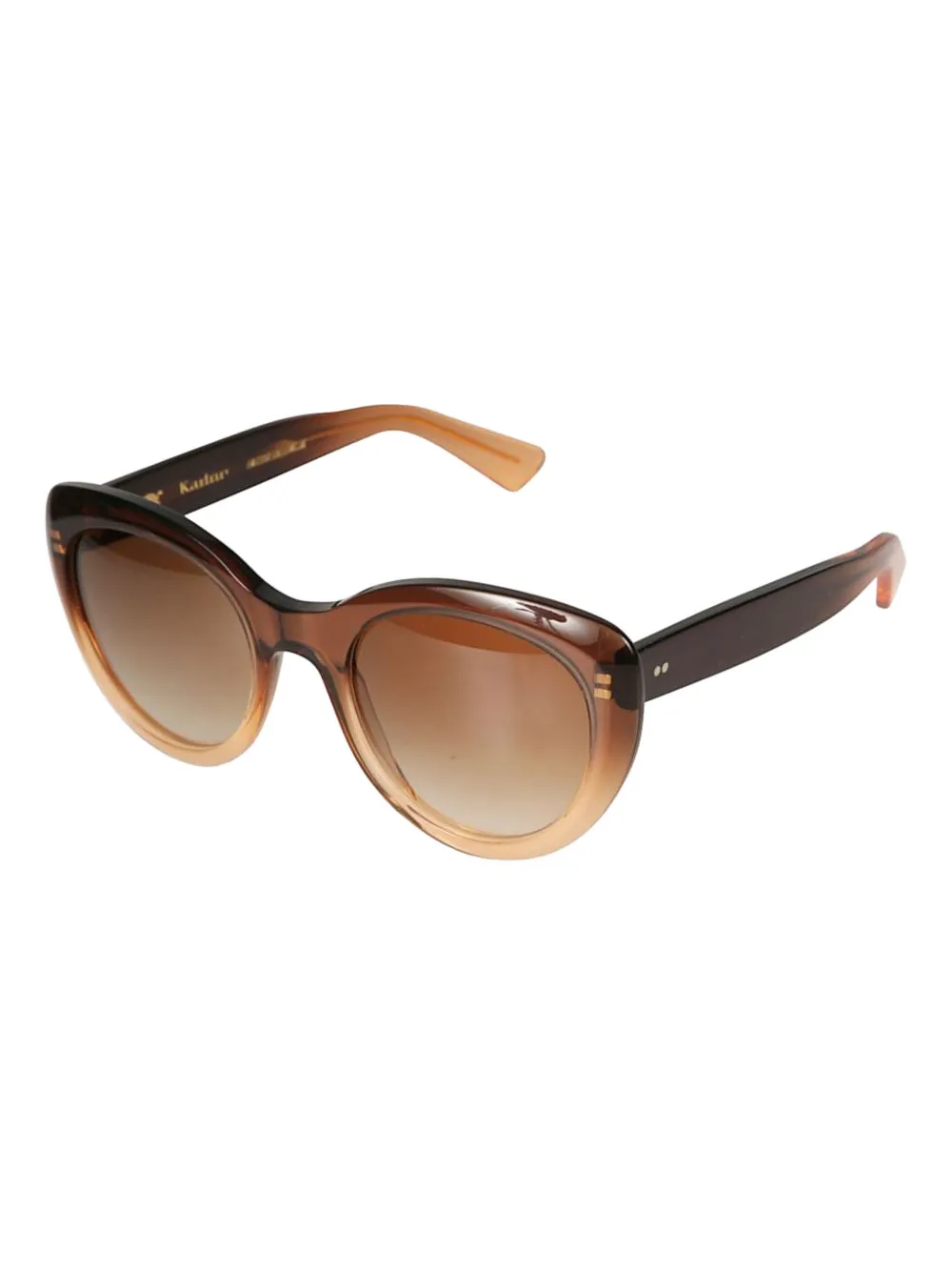 Kador Sophia oval-frame sunglasses - Bruin