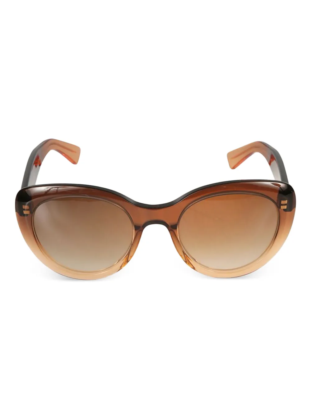 Kador Sophia oval-frame sunglasses | Brown | Image 1
