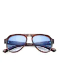 Kador pilot-frame sunglasses - Brown