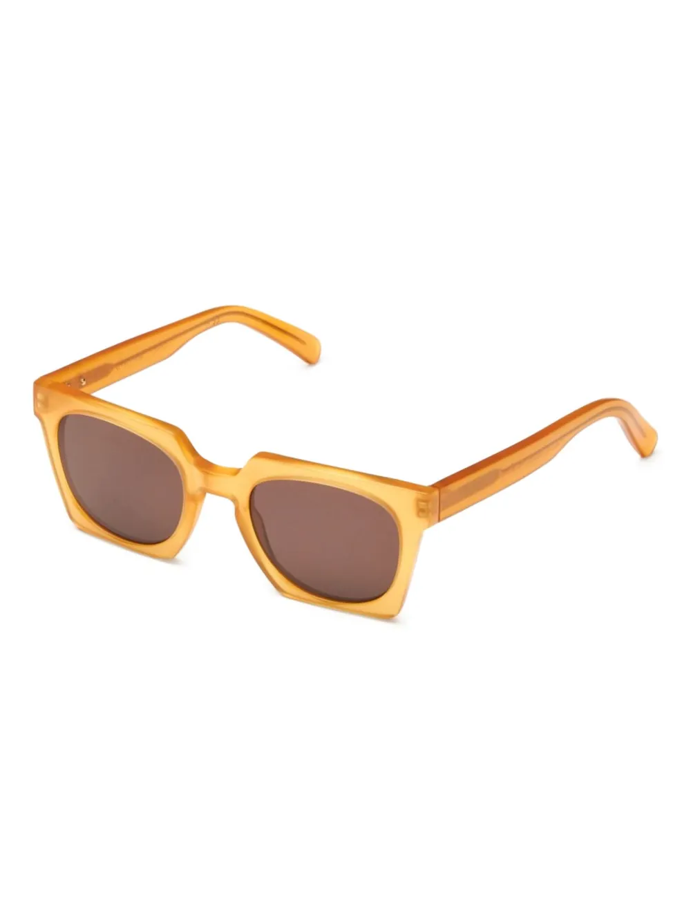 Kador geometric-frame sunglasses - Geel