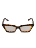 Kador Alexandra tortoiseshell cat-eye glasses - Brown
