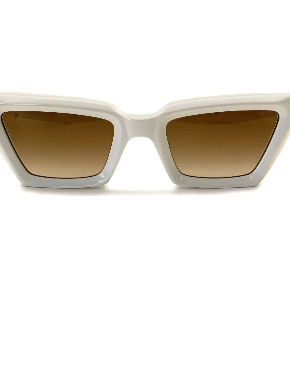 Kador Alexandra zonnebril met cat-eye montuur - Wit