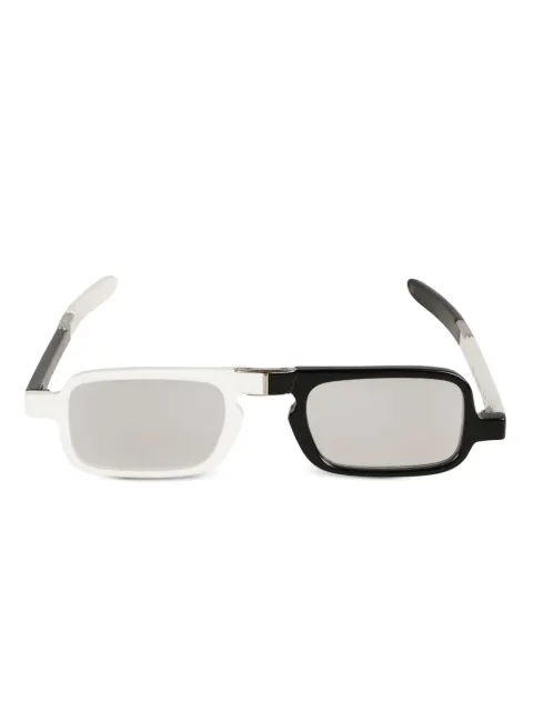Kador Poket colour-block rectangle glasses