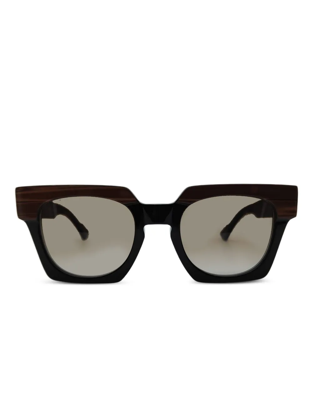 Kador square-frame gradient sunglasses | Brown | Image 1