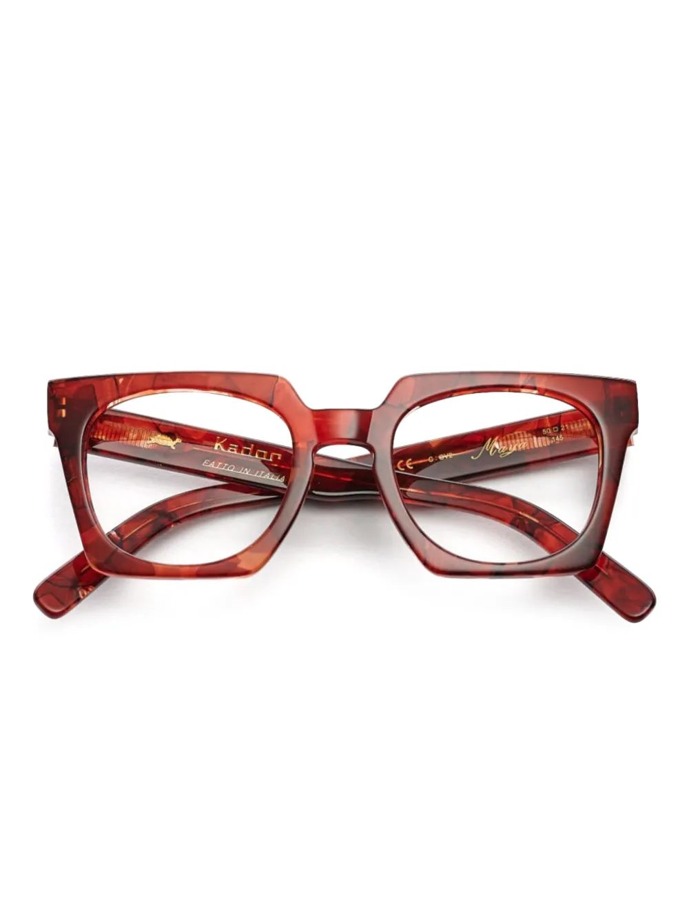 Kador Maya square-frame glasses | Red | Image 1