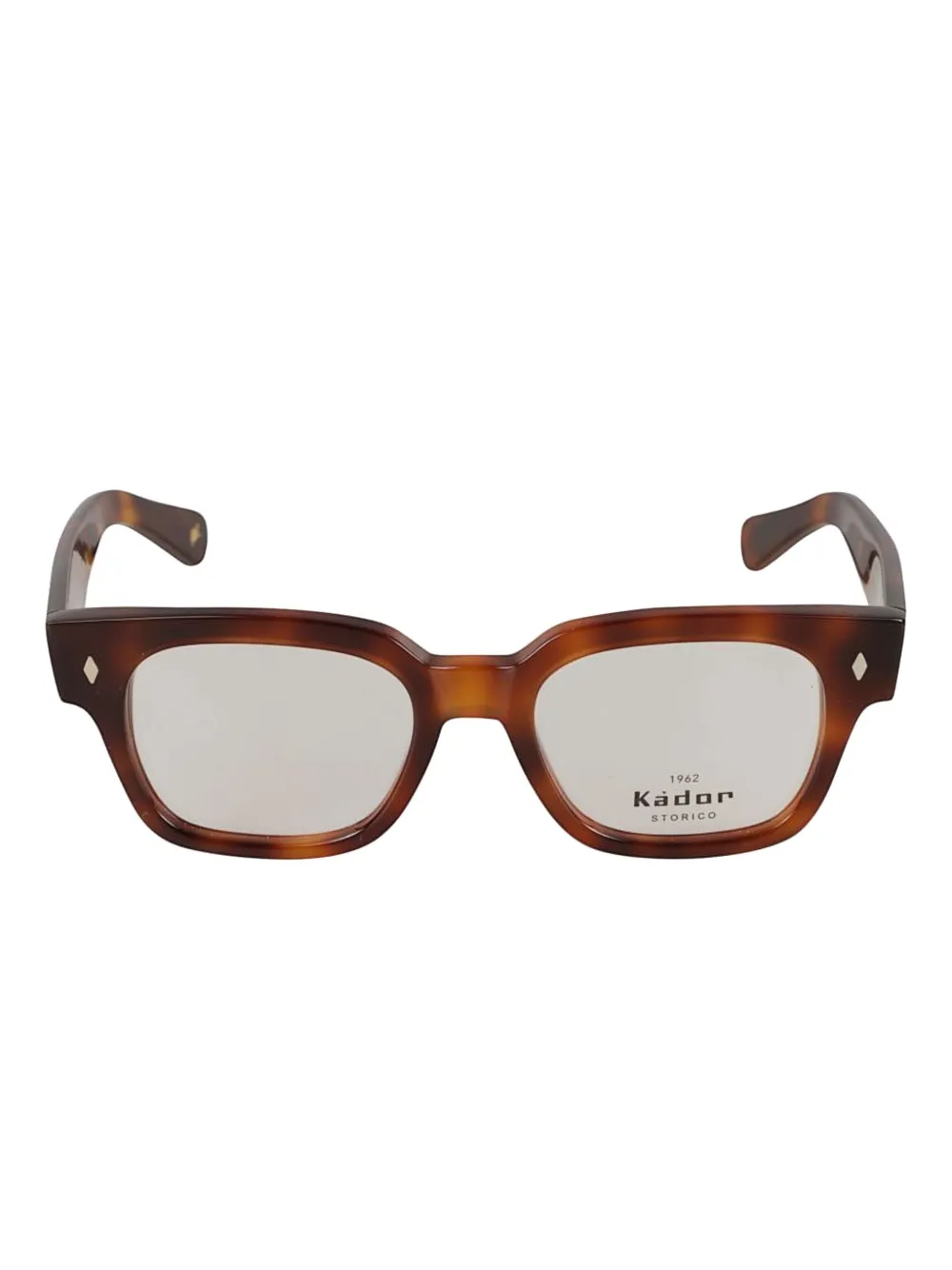 Kador My Way tortoiseshell square glasses - ブラウン Kador My Way tortoiseshell square glasses - ブラウン