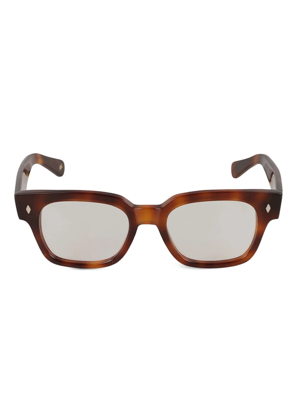 Kador My Way tortoiseshell square glasses - ブラウン Kador My Way tortoiseshell square glasses - ブラウン