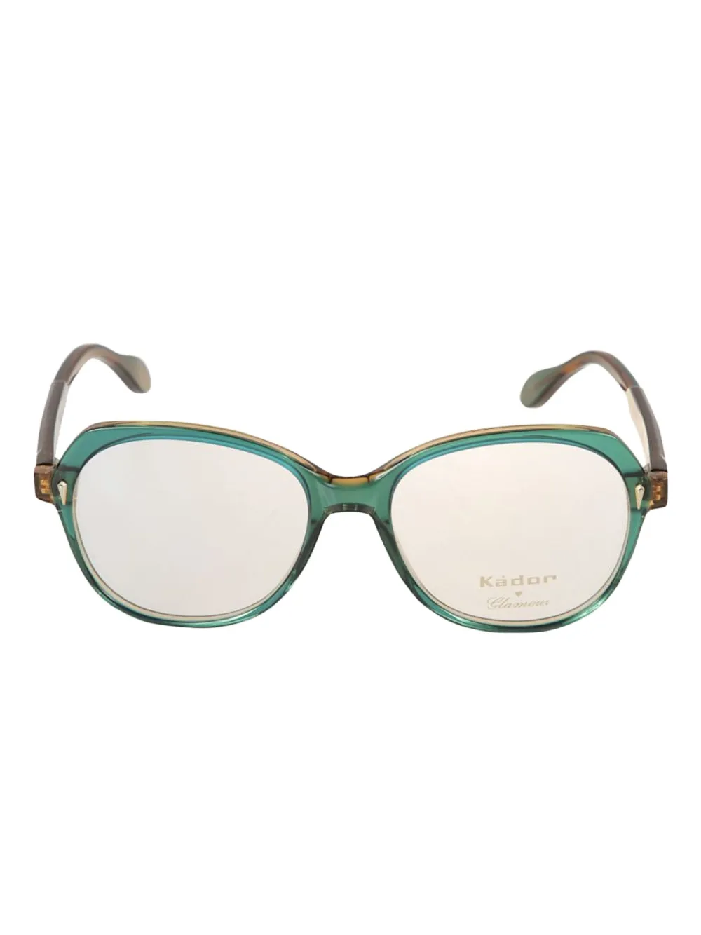 Kador Aida Glamour Oval-frame Glasses In Green