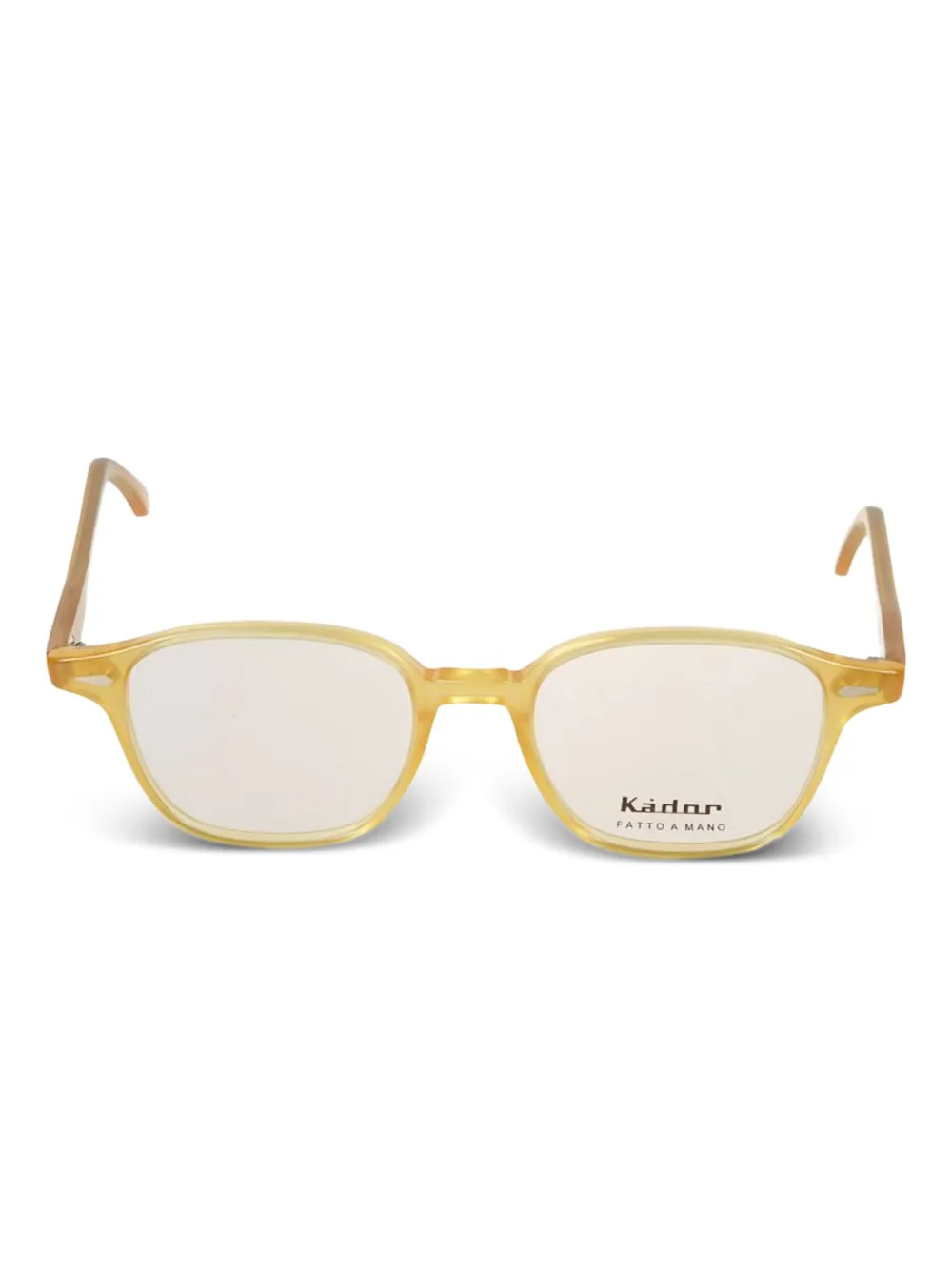 Kador Quadro round-frame glasses | Yellow | Image 1