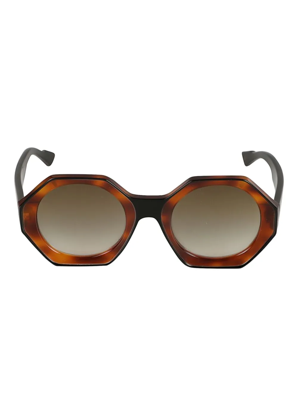 Kador Kaorle geometric-frame sunglasses - Marrone