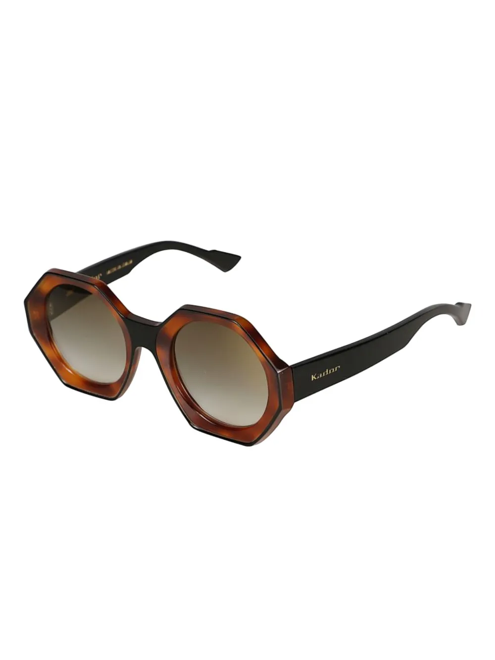 Kador Kaorle geometric-frame sunglasses - Bruin