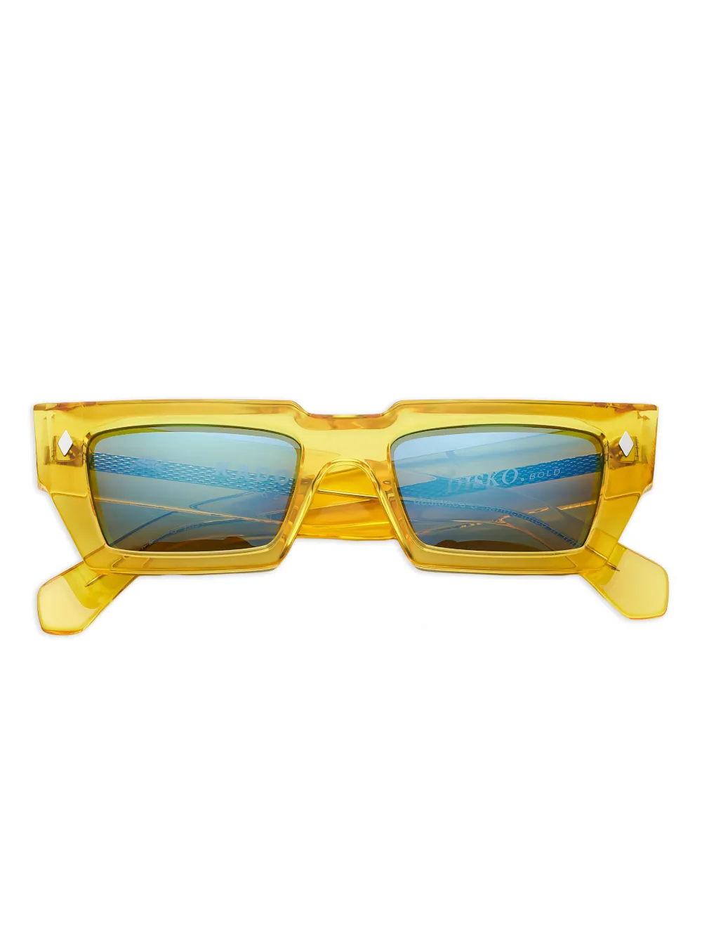 Kador square-frame sunglasses | Yellow | Image 1