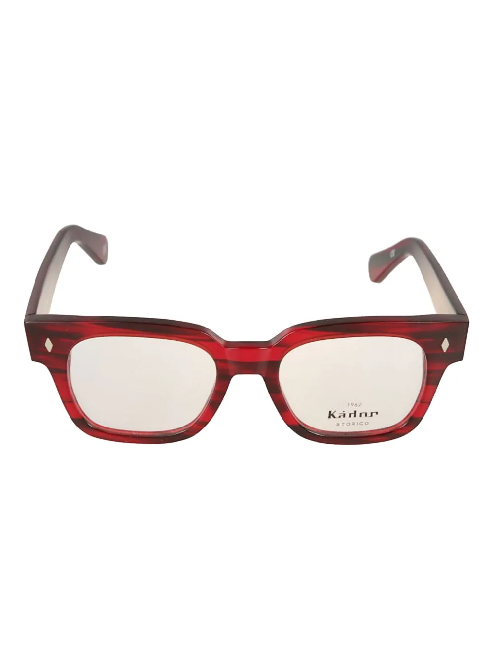 Kador Timeless 1962 スクエアメガネフレーム - レッド Kador Timeless 1962 スクエアメガネフレーム - レッド
