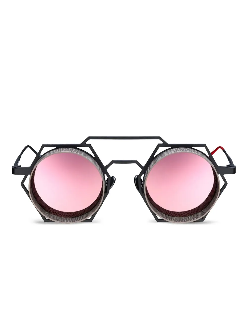 Vysen Eyewear NK-3 round-frame sunglasses | Black | Image 1