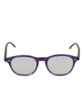 Kador round-frame glasses - Purple