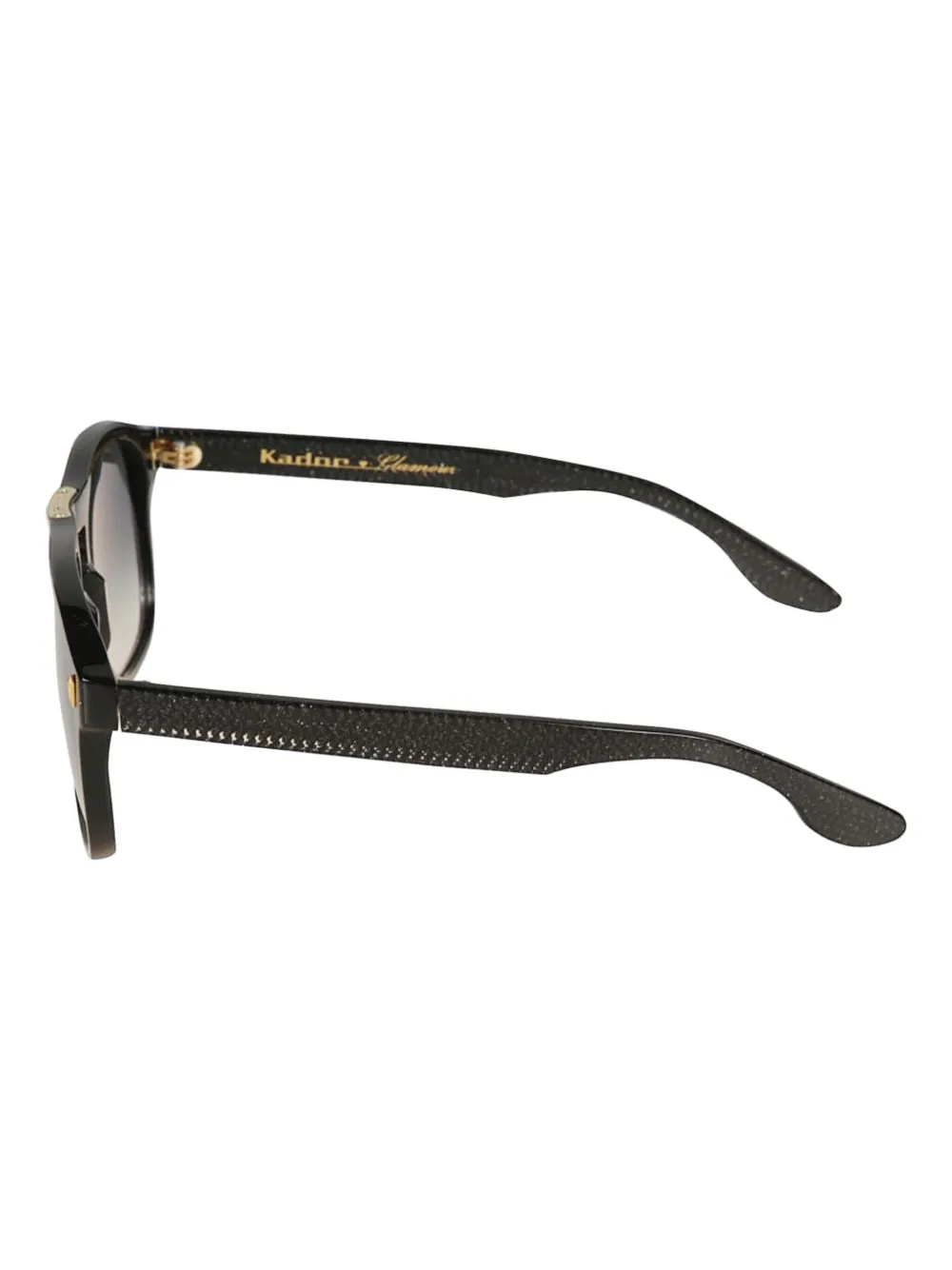 Kador Gipsy Flag Glamour Square-frame Sunglasses In Black