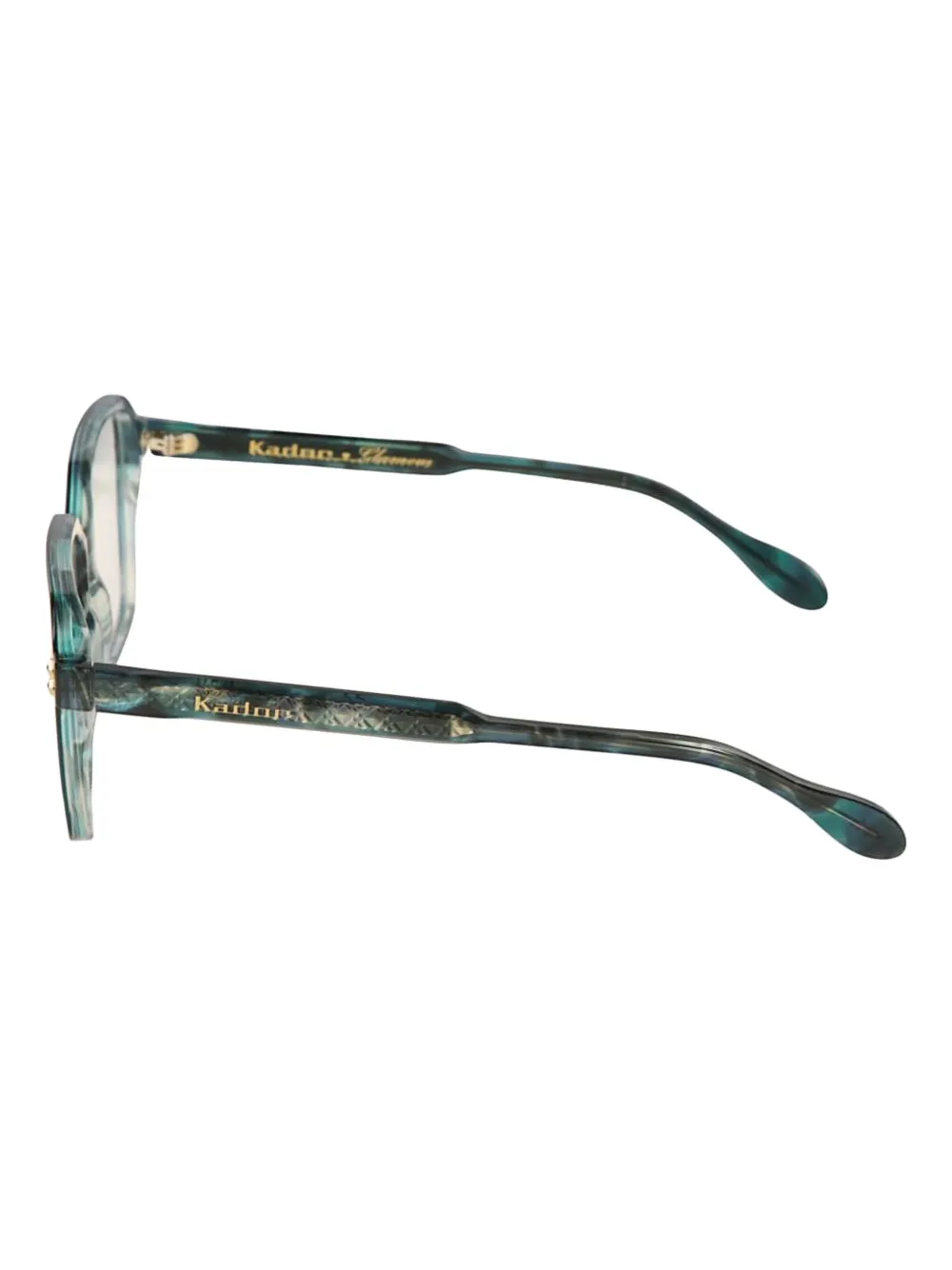 Kador Lisa Glamour Geometric-frame Glasses In Green