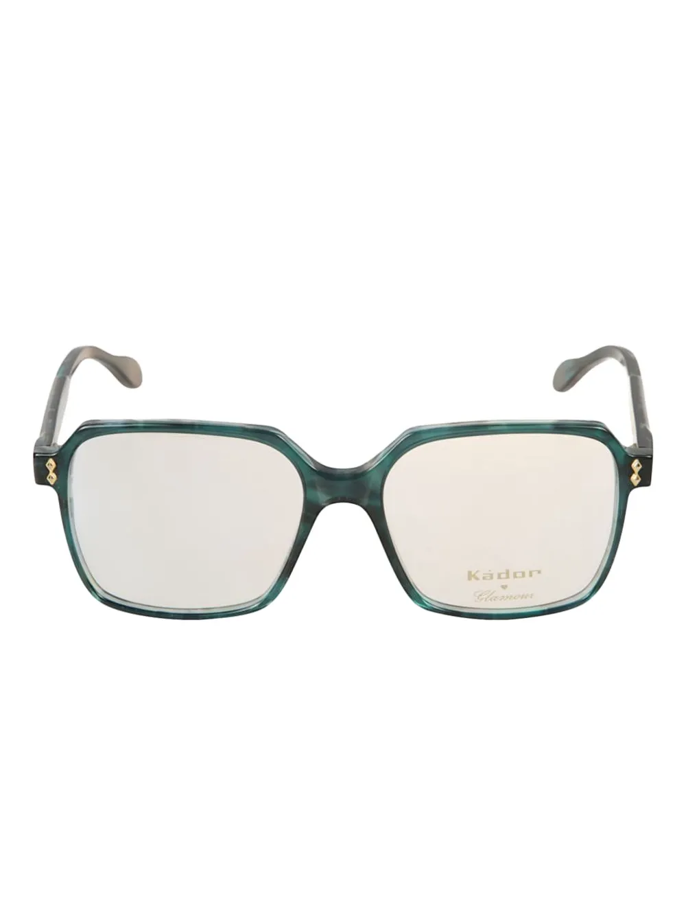 Kador Lisa Glamour Geometric-frame Glasses In Green