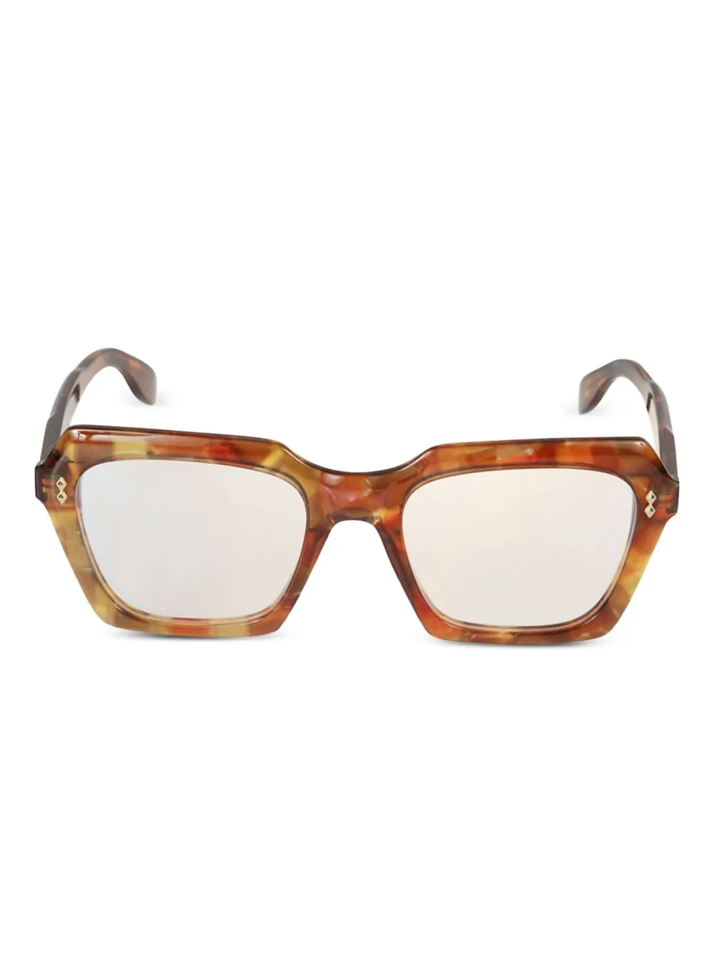 Kador lunettes de vue Klara à monture géométrique | marron | Image 1