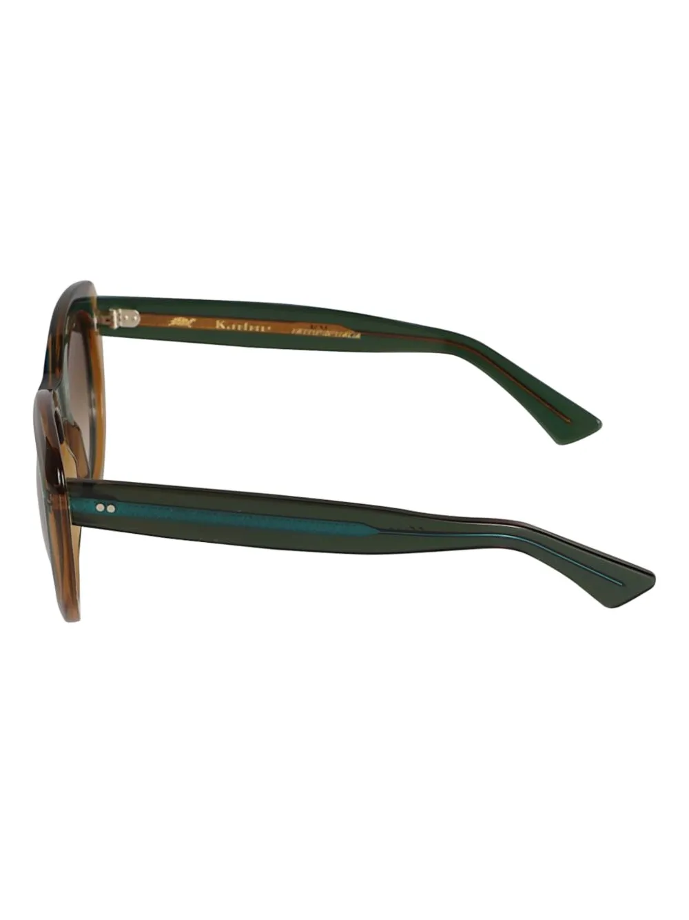 Kador Zonnebril met cat-eye montuur Groen