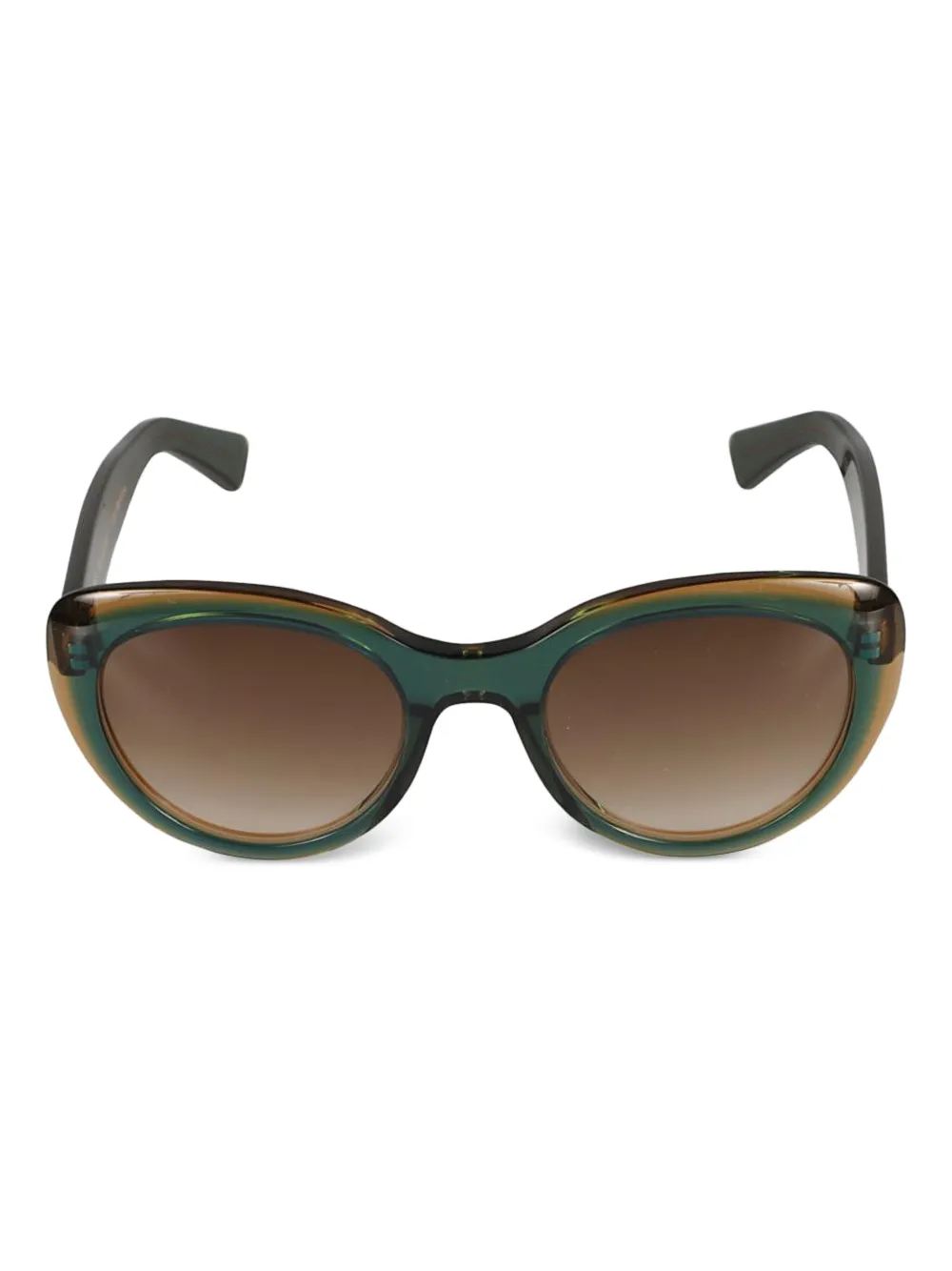 Kador Zonnebril met cat-eye montuur Groen