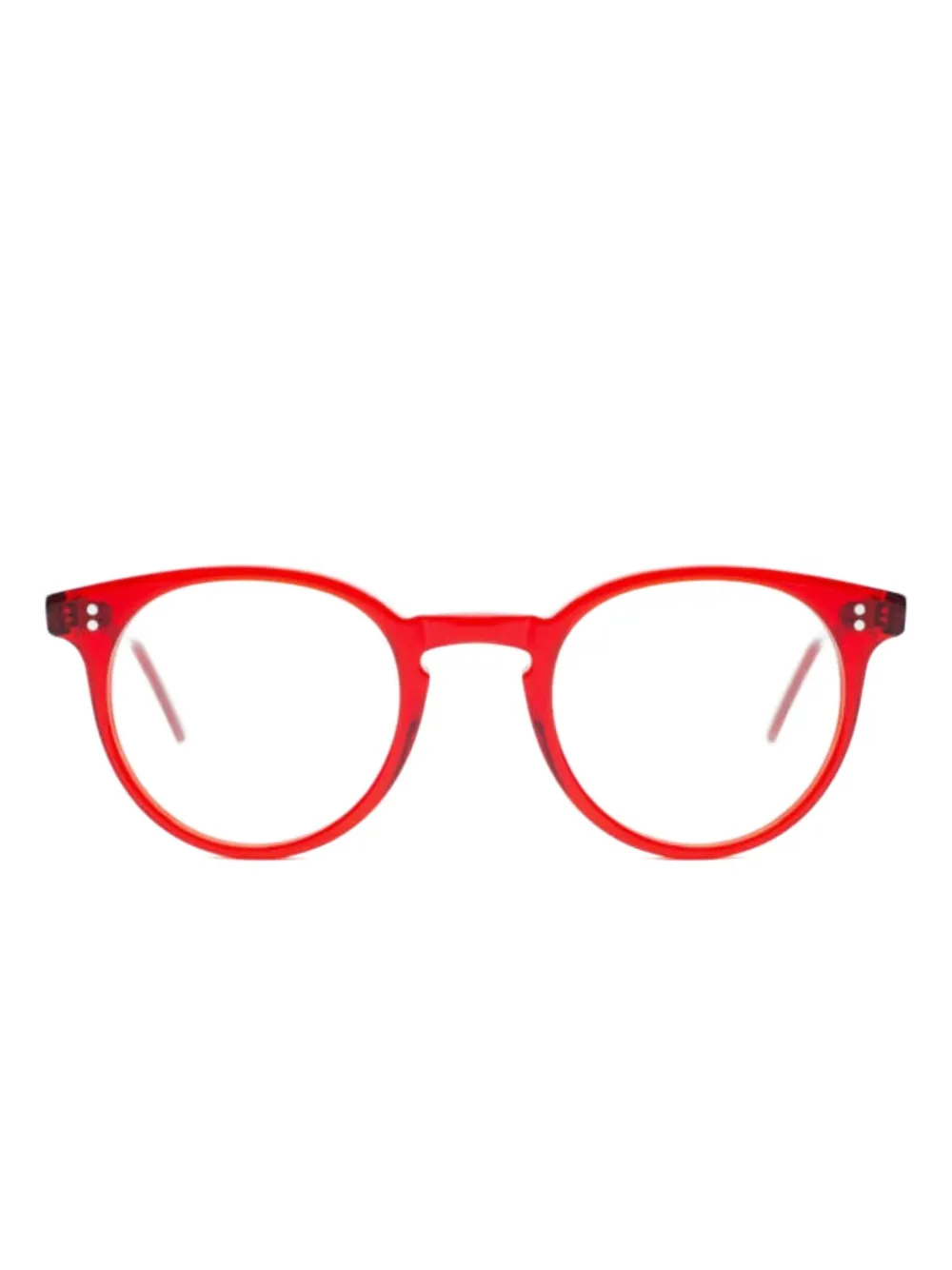 Kador Pepper round-frame glasses - Rosso