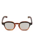 Kador Jack round-frame glasses - Brown