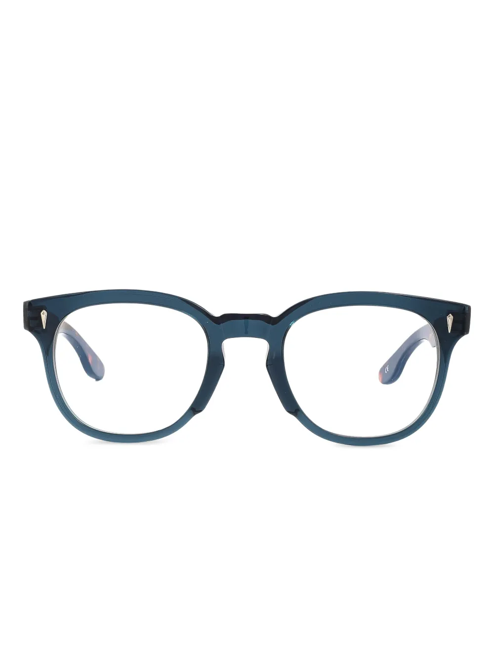 Kador lunettes de vue rondes Heritage à logo | bleu | Image 1