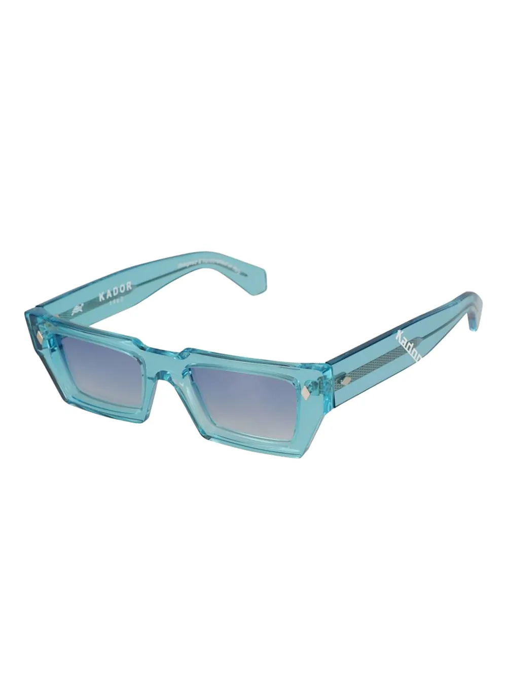 Kador Disko geometric-frame sunglasses - Blauw
