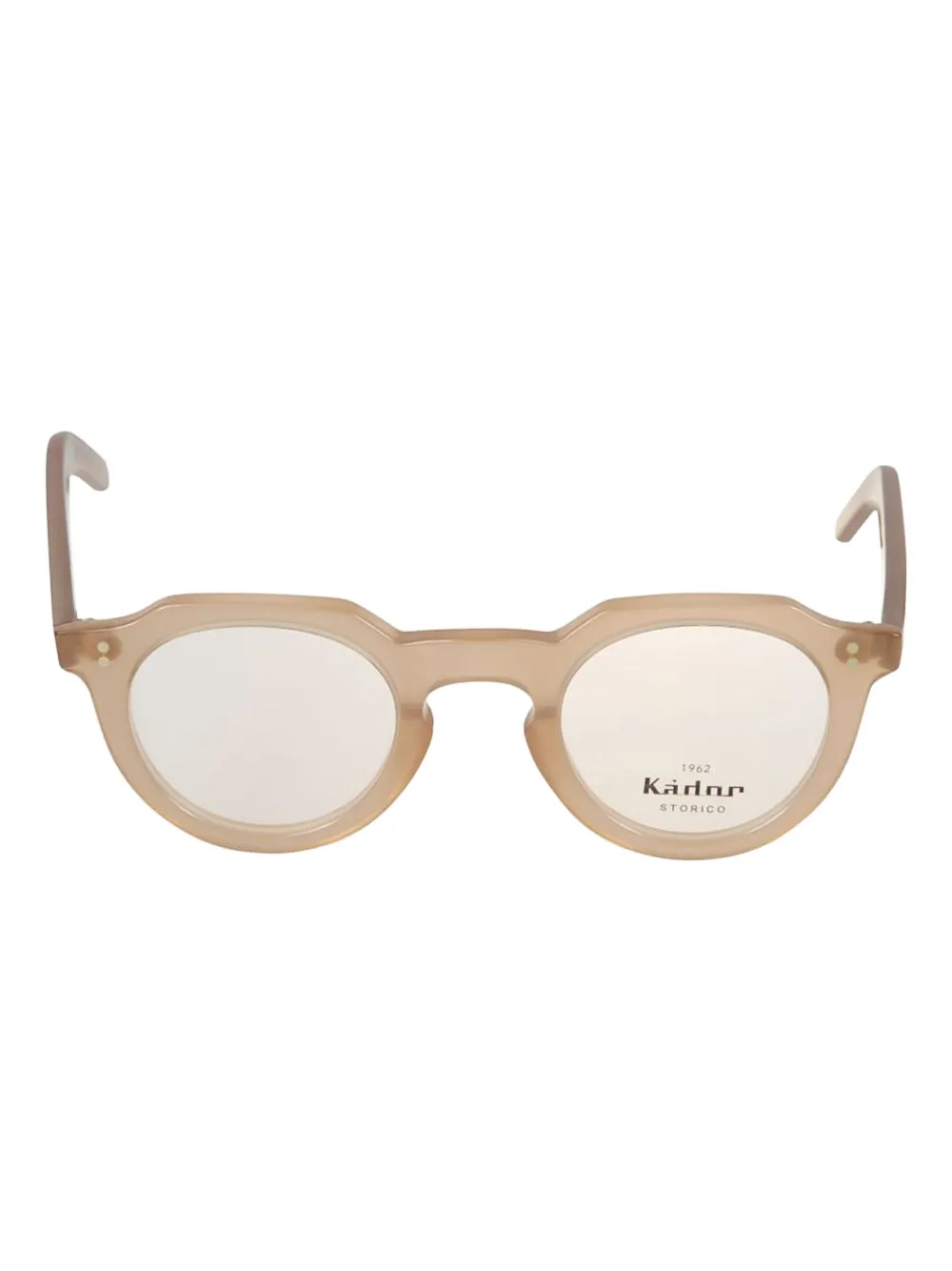 Kador Storiko Round-frame Glasses In Brown