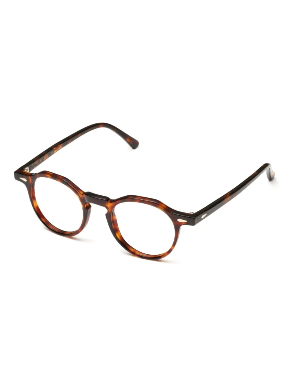 Kador round-frame glasses - Bruin