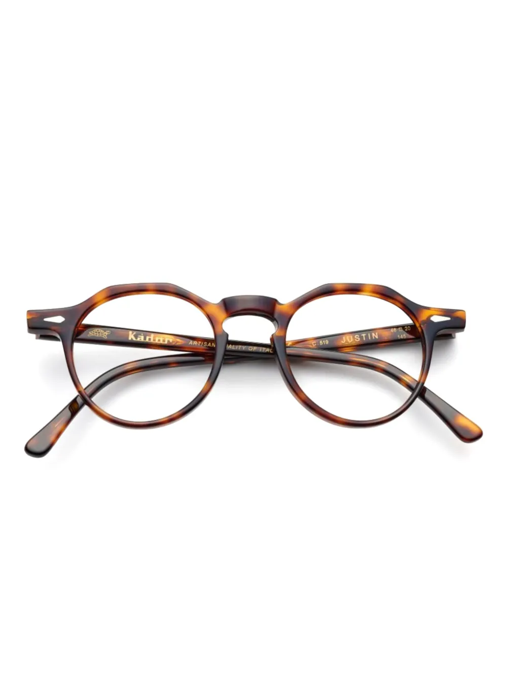 Kador round-frame glasses | Brown | Image 1