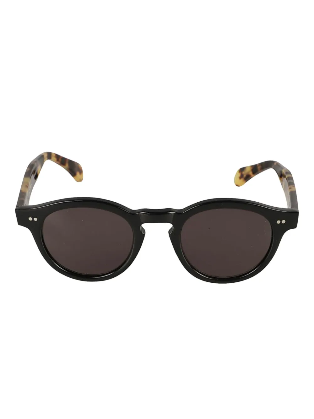 Kador Round-frame Sunglasses In Black
