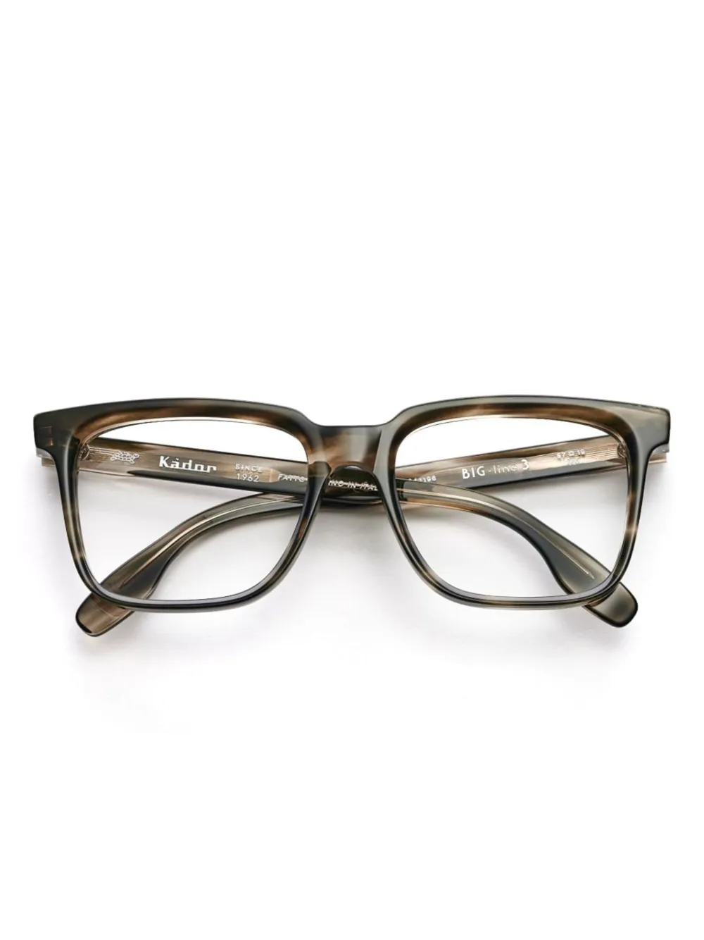 Kador square-frame glasses | Brown | Image 1