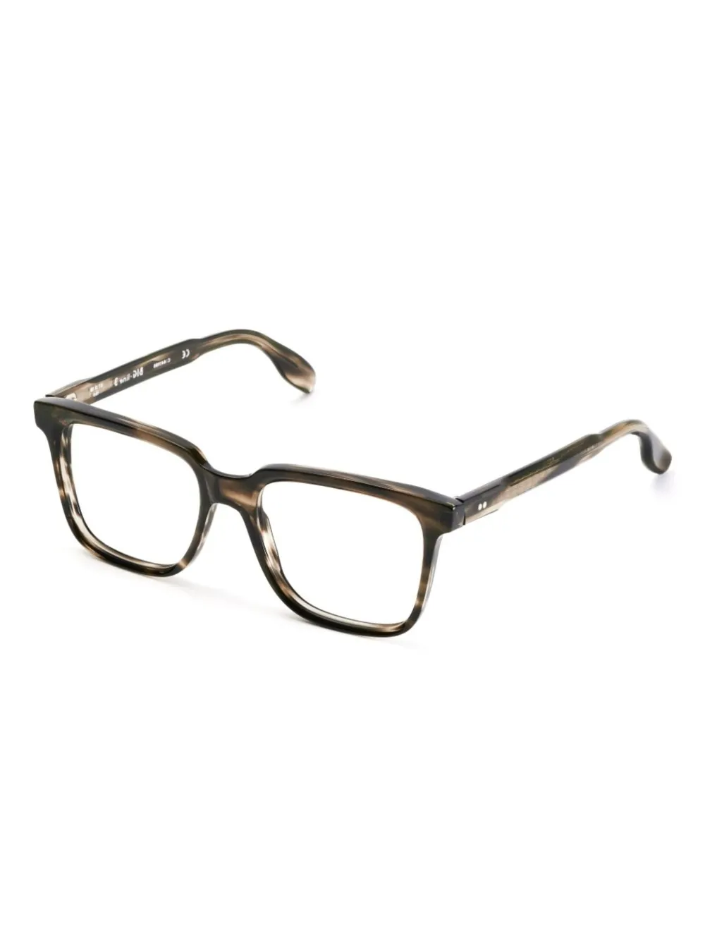 Kador square-frame glasses - Bruin
