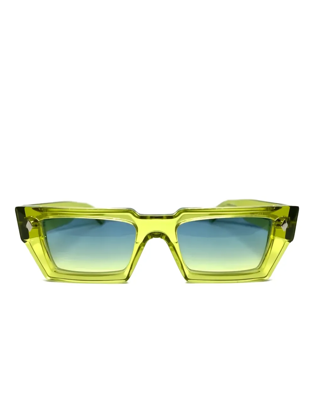 Kador Disko geometric-frame sunglasses | Green | Image 1