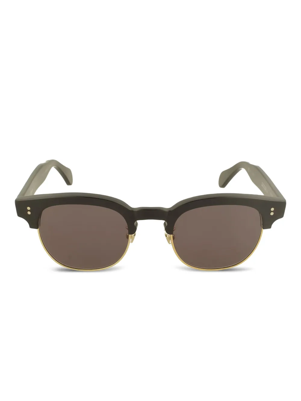 Kador Woody half-frame sunglasses - Verde