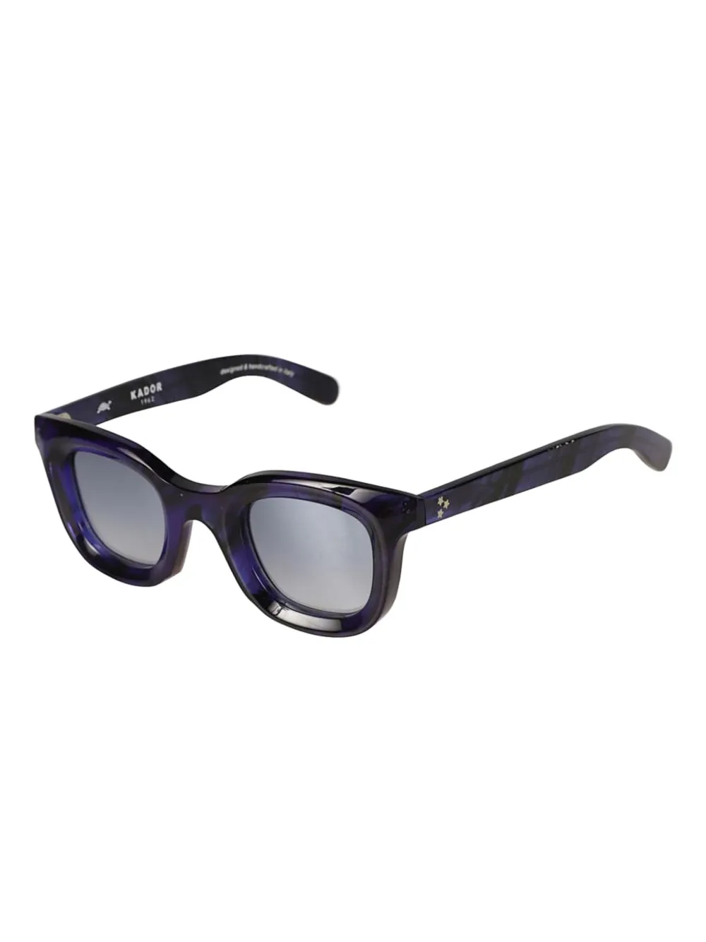 Kador Joy star-detail square sunglasses - Blauw