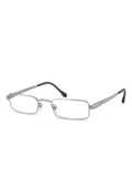 Sferoflex rectangle-frame glasses - Silver