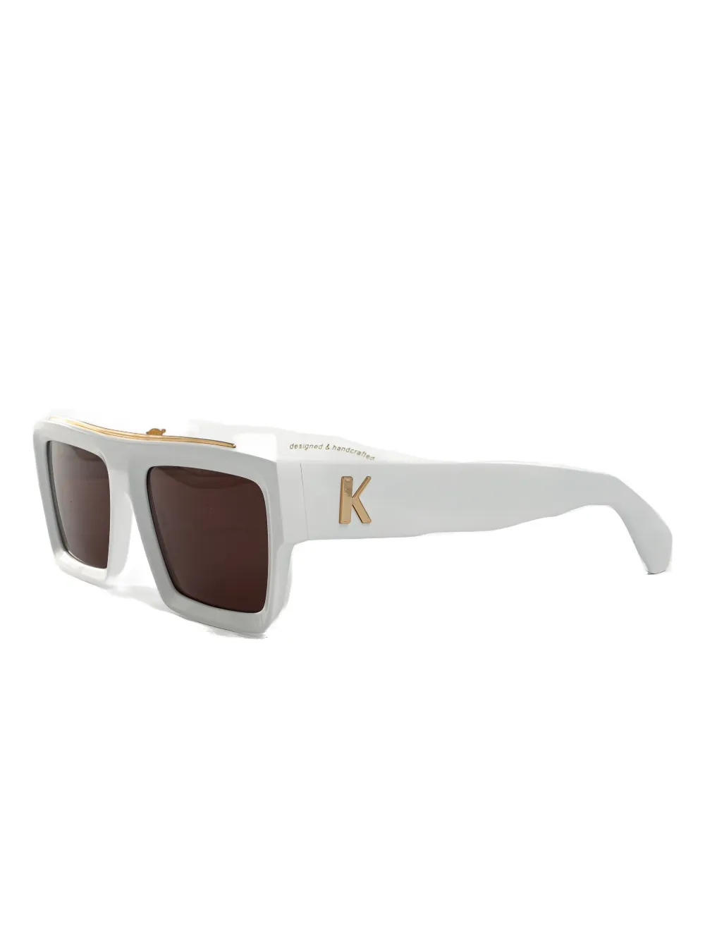 Kador square-frame sunglasses - Wit