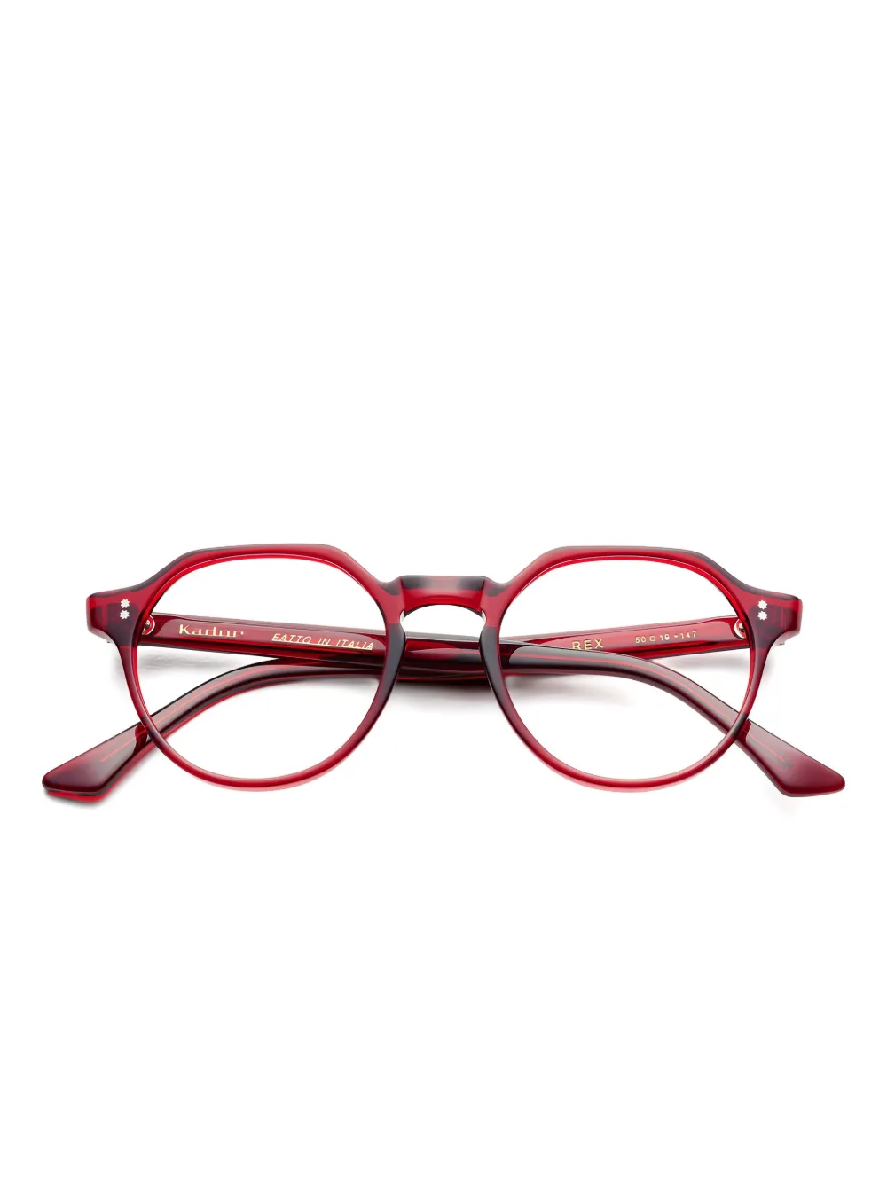 Kador lentes con armazón octogonal | rojo | Image 1