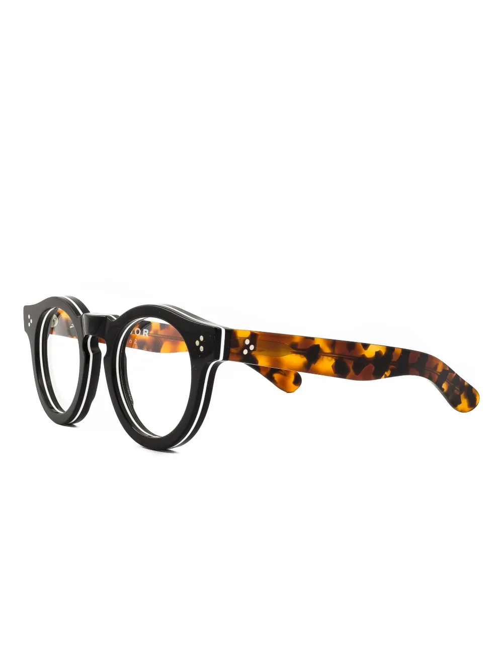 Kador round-frame tortoiseshell glasses | Men | Image 2