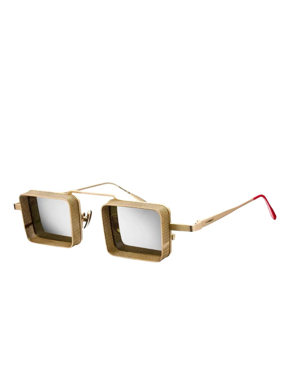 Vysen Eyewear The Leib - LB5 square-frame mesh sunglasses - Goud