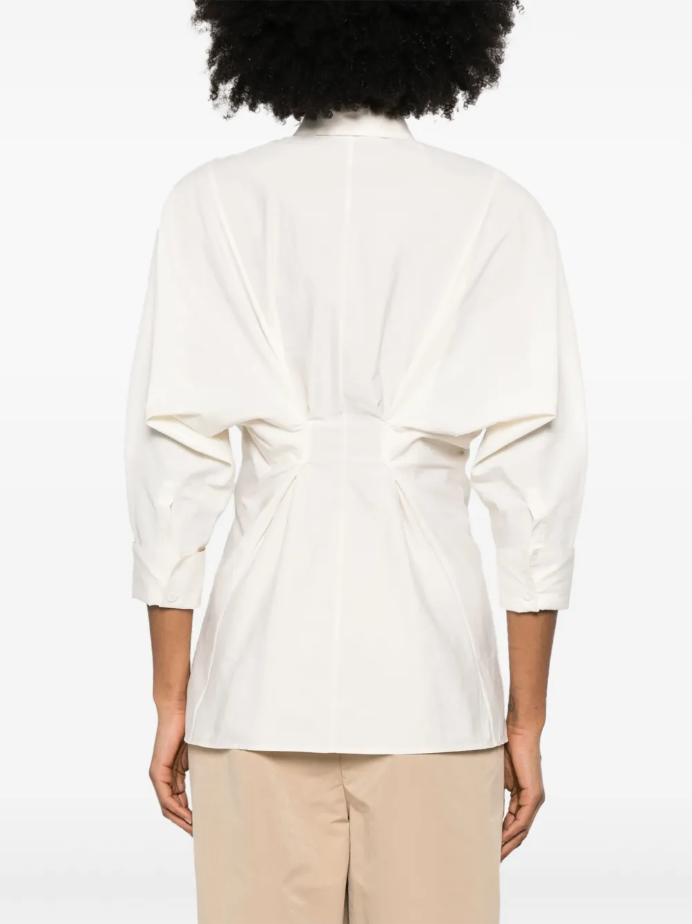 Philosophy Di Lorenzo Serafini Gestreept overhemd Beige
