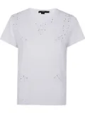 Seventy crystal-embellished T-shirt - White
