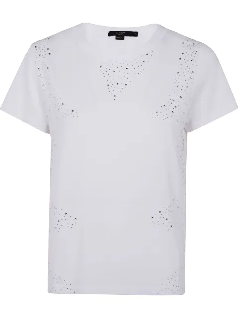 Seventy crystal-embellished T-shirt