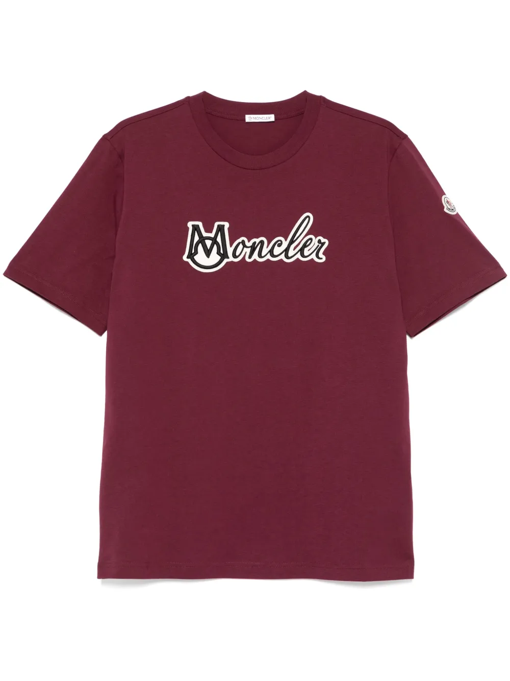 Moncler logo-patch T-shirt | Red | Image 1