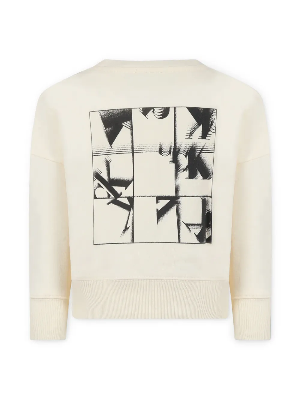 Calvin Klein Kids logo-print sweatshirt - Beige