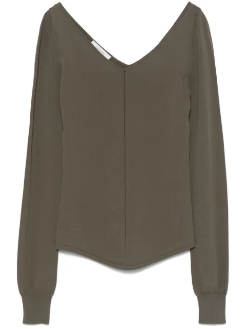 LEMAIRE top con cuello en V