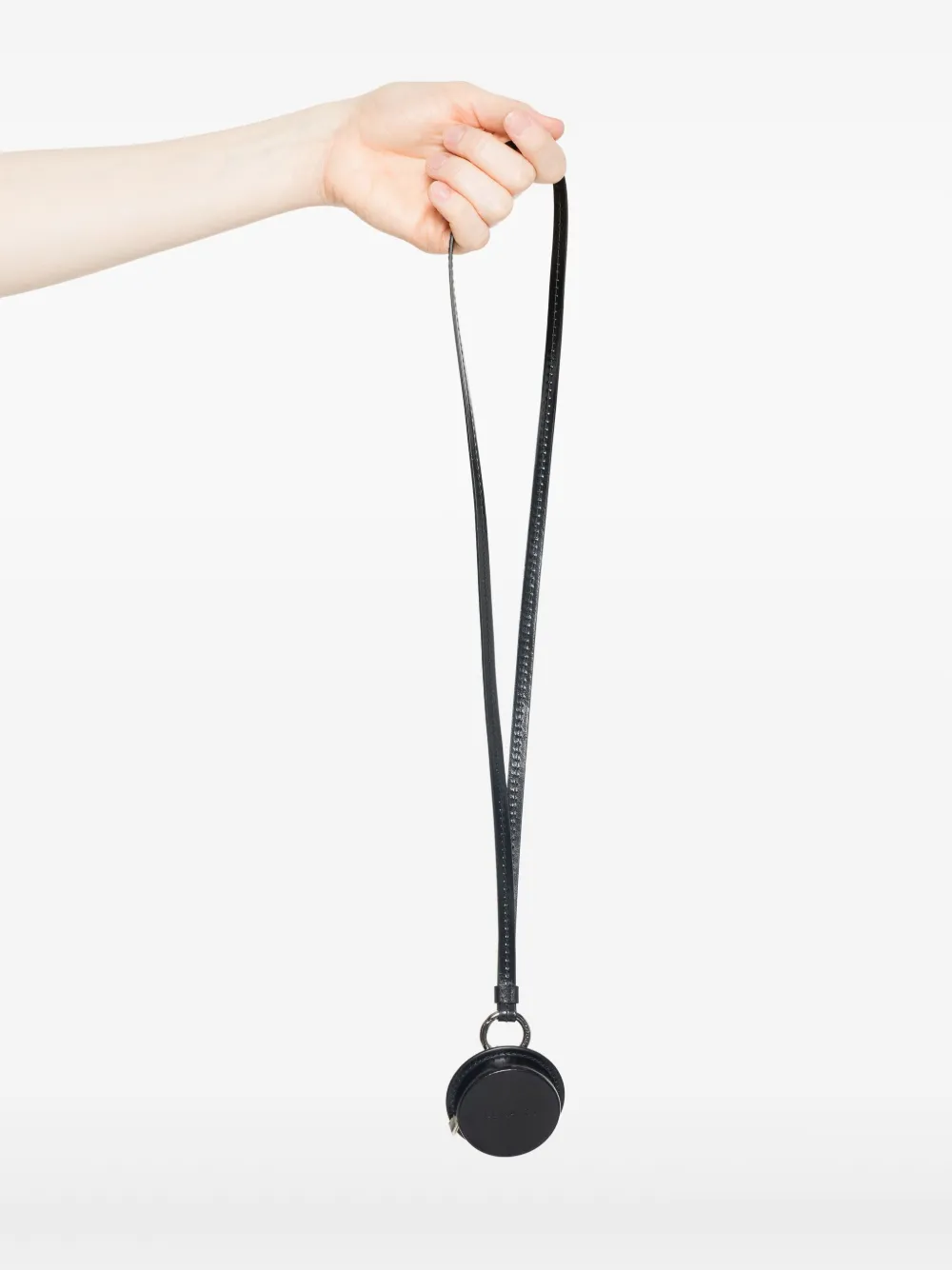 LEMAIRE moulded tape necklace - Zwart